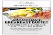 Breakfast Buffet - River Bend Casino · 2019-10-17 · BREAKFAST BUFFET SATURDAYS & SUNDAYS 7AM - 11AM ONLY $7.99 Scrambled Eggs, Bacon Strips, Sausage Links, Hash Brown Casserole,