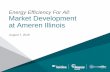 Energy Efficiency For All: Market Development at Ameren ...energycentral.fileburst.com/EC/slides_080719.pdf · Energy Efficiency For All: Market Development at Ameren Illinois August