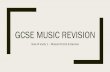 GCSE Music Revision - Whitmore High€¦ · The Development of Music ‘Western Classical Tradition’is the term used to describe the music of the Baroque, Classical & Romantic eras.