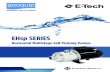 00103890EN CT Etech EH REV.02 05-2017 WEB - EHs… · EHsp - HORIZONTAL MULTISTAGE SELF PRIMING PUMPS NEW SELF PRIMING PUMP COMPLETELY IN STAINLESS STEEL Advanced technology in performance