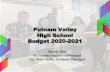 Budget 2020-2021 High School Putnam Valleypvcsd.org/wp-content/uploads/resources/BOE/budget/pdf/2020-21/H… · Putnam Valley High School Budget 2020-2021 March 2020 Dr. Sandra Intrieri