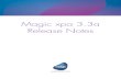 Magic xpa 3.3a Release Notesftp.magicsoftware.com/ver/docs/downloads/Magicxpa/... · Magic xpa now uses the newer version of OpenSSL library. Mobile Enhancements The following are