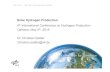 Solar Hydrogen Production - German Aerospace Center Solar Hydrogen ICH2P.pdf · PDF file Solar Hydrogen Production 6th International Conference on Hydrogen Production Oshawa, May