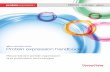 Pr otein expression handbook - Fisher Scientific · Part 1 Introduction to protein expression 3 Protein expression handbook For educational purposes only. Cloning refers to the process