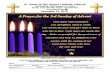 Third Sunday of Advent · 2019-12-15 · Third Sunday of Advent December 15, 2019 Those whom the Lord has ransomed will return and enter Zion singing, crowned with everlasting joy.