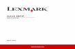 Lexmark X215 MFP Userâ€™s Guide aL.pdfآ  The Lexmark X215â„¢ MFP is a multifunction printer. You can