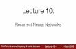 Recurrent Neural Networks - Artificial Intelligencevision.stanford.edu/teaching/cs231n/slides/2016/... · Fei-Fei Li & Andrej Karpathy & Justin Johnson Lecture 10 - 38 8 Feb 2016