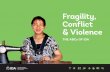 Fragility, Conflict & Violence · 2016-12-27 · ChAD 2.6 million books were distributed to schools, 400 classrooms were built and equipped, 20,000 people were taught to read and