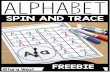 ALPHABET - mrsfalotico.weebly.com · Alphabet Spin and Trace sheets! This packet contains 26 fun and engaging spin and trace sheets! Each spin and trace sheet is like an all-in-one