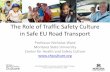 The Role of Traffic Safety Culture in Safe EU Road Transport · Road Safety 2020+ The Future of Safe EU Road Transport Vienna, Austria. November 13, 2018 Traffic Safety Culture is
