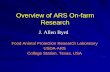 Overview of ARS On-farm Research · S. cubana T10 S. cubana T8 S. mbandaka T38 S. knatum T39 S. mbandaka T36 S. mbandaka T37 S. havana T33 S. havana T34 S. havana T35 S. newport T18