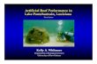 Artificial Reef Performance in Lake Pontchartrain, …...Lake Pontchartrain » 1,632 km2 estuary » Mean salinity 4 ppt, oligohaline » Average depth 3.7 m » Sediment bottom, no natural