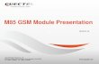 M85 GSM Module Presentation · M85 GSM Module Presentation 2013.07.15. ... Mechanical Dimensions M85 Vs. Competitor’s Products M85 vs. C-Company BxS2 & T-Company xL865 & U-Company