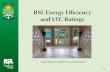 RSL Energy Efficiency and STC Ratings · Energy efficiency ratings for RSL doorglass products vary by door construction, and the size and materials of doorglass assembly. All Zones