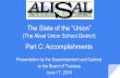 (The Alisal Union School District) Part C: Accomplishments ... · Business Services-- Food Services: Nourishing Alisal Kids -- Overview: Served 2,572,073 meals during school School