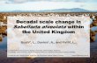 Decadal scale change in Sabellaria alveolata within the ... · Conclusions: Introduction Methodology Results Discussion Conclusion 1. S. alveolata has not undergone a northwards range