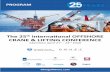 The 25th International OFFSHORE CRANE & LIFTING CONFERENCE · Welcome to Aberdeen! THE 25th INTERNATIONAL OFFSHORE CRANE & LIFTING CONFERENCE. 20:00 – 23:00 Get together, TECA MORNING