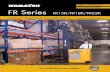 3,000 to 4,500 lb Capacity Advanced AC Technology FR ......FR Series FR15K/FR18K/FR23K The Forklift With Proven Ability. NARROW AISLE SINGLE & DOUBLE REACH Features and Speciﬁ cations