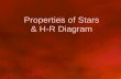 Properties of Stars & H-R Diagram - loch on sciencelochonscience.weebly.com/uploads/2/2/6/8/22686328/... · Hertzsprung-Russell Diagram • Parts of an H-R diagram – Main-sequence