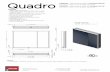 Quadro · Quadro 1.1008.013 - Double door cabinet, left assymetrical W31-1/2" x H36" x D4" 3000K LED light 1.1008.014 - Double door cabinet, left assymetrical W31-1/2" x H36" x D4"