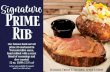 PRIME RIB Our famous hand-carved prime rib marinated in ... · PRIME RIB Our famous hand-carved prime rib marinated in Worcestershire sauce, hand rubbed with a secret blend of seasonings