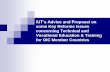 IUT’s Advice and Proposal on · Outline of the Proposal Presentation Background Quality Assurance for a Country’s TVET System Features of the Quality Assurance of a Country’s