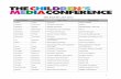 Delegate List Template€¦ · PR and Communications Consultant Freelance Burton Jane Head of Content ... Business Development Manager - Creative Digital an MIDAS - Manchesters ...