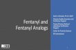 Fentanyl and Fentanyl Analogs - SAMHSA · fentanyl and related substances • 68% contained fentanyl • 46.5% fentanyl was only substance identified • 42% found with heroin •