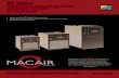 57281 MacAir UA Catalog 4 · 2019-08-01 · UA Series digital programmable energy saving refrigerated air dryers vs Competitive Non-Cycling refrigerated air dryers. Typical non-cycling