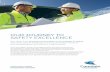 OUR JOURNEY TO SAFETY EXCELLENCE · OUR JOURNEY TO SAFETY EXCELLENCE When you engage Comdain, you engage a partner that takes ownership and accountability for health and safety. Every