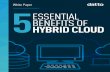White Paper 5ESSENTIAL BENEFITS OF HYBRID CLOUD · solutions, business servers are burdened with agents that waste valuable resources to dedupe, compress and encrypt each backup utilising
