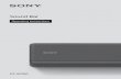 Sound Bar · 2020-04-30 · 10GB Rear DC IN terminal HDMI OUT (TV (ARC)) jack Connect a TV that has an HDMI input jack with an HDMI cable. The system is compatible with Audio Return