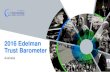 2016 Edelman Trust Barometer - Cavill + Co · Source: 2016 Edelman Trust Barometer. The Trust Index is an average of a country’s trust in the institutions of government, business,