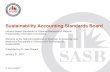 Sustainability Accounting Standards Board · Industry-Based Standards for Effective Disclosure of Material ... Apparel, Accessories & Footwear Building Products & Furnishings Appliance