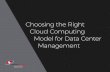 Choosing the Right Cloud Computing Model for Data Center ... Cloud Ebook_-1.pdf · Offering expertise in on-premise solutions, cloud migrations, and hybrid deployments, NSI is a one-stop,