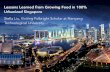 Lessons Learned from Growing Food in 100% Urbanized Singapore€¦ · Singapore urban agriculture nexus: challenges and policy enablers SPACE TECH COSTS DEMAND LAND Under-utilized