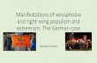 Manifestations of xenophobia and right-wing populism and ... · Manifestations of xenophobia and right-wing populism and extremism: The German case By Daniel Lüchow . Outline 1.