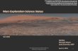 Mars Exploration Science Status - mepag.jpl.nasa.govmepag.jpl.nasa.gov/meeting/2018-04/16_MEYER-MEPAG-MSR-ISR4.pdf · Douglas Bernard JPL flight project systems engineering Penny