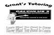 CALCULUS 2 - Grant's Tutoring · Grant’s Tutoring (text or call (204) 489-2884) DO NOT RECOPY . Grant’s Tutoring is a private tutoring organization and is in no way affiliated
