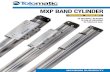 MXP Band Cylinder Actuator - Pneumatic Products · pneumatic actuators electric actuators drives & Motors • Largest selection of rodless cylinders in band, cable, and magnetically