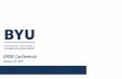 University Records Management Templaterecordsmanagement.byu.edu/wp-content/uploads/2017/01/URIM-Con… · 25-01-2017  · URIM Conference January 25, 2017 • Definition • Approaches