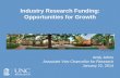 Industry Research Funding: Opportunities for Growth€¦ · Industry Funding (not federal flowthrough) FY11 FY12 FY13 Industry-Supported Clinical Trials 14,033,084.61 13,037,934.68