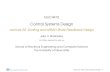 Control Systems Designjhb519/teaching/... · Lecture 20: Scaling and MIMO State Feedback Design Julio H. Braslavsky julio@ee.newcastle.edu.au School of Electrical Engineering and