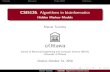 CSI5126. Algorithms in bioinformatics - subtitleturcotte/teaching/csi-5126/lectures/07… · CSI5126. Algorithms in bioinformatics Hidden Markov Models Marcel Turcotte School of Electrical