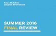 FINAL REVIEW SUMMER 2016cs61a/su16/assets/slides/... · 2017-06-04 · OOP Reminders - Class attributes - Belongs to class - All instances of the class share one class attribute -