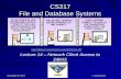 CS317 File and Database Systemsmercury.pr.erau.edu/.../documents/Lectures/Fall-2017/Lecture-Week-… · 1. MS Visual Studio – ActiveX Data Objects 2 ... the DB Connector Driver