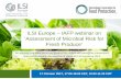 ILSI Europe – IAFP webinar on ‘Assessment of Microbial Risk for … · ILSI Europe – IAFP webinar on ‘Assessment of Microbial Risk for Fresh Produce’ 17 October 2017, 17.00-18.00