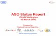 ASO Status Report - NRO...ASO Address Supporting Organization Who is it? • The NRO Number Council What is it? • Number Resource Policy Advisory Body How is it Organised? • 15