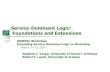 Service-Dominant Logic: Foundations and Extensionsdocs.business.auckland.ac.nz/Doc/ANZMAC-AKL-2011.short.pdf · •To emerging new principles: •Relationship, perceived quality,