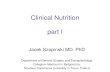 Clinical Nutrition part I · Norm: > 1,5 tys. / 1 mm3 1,2 – 1,5 slight malnutrition 0,8 – 1,2 moderate malnutrition
